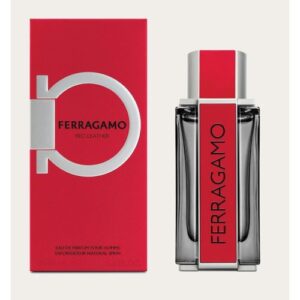 Salvatore Ferragamo Red Leather Eau De Parfum Pour Homme 100 Ml
